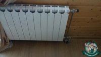 Биметаллический радиатор отопления в системе отопления