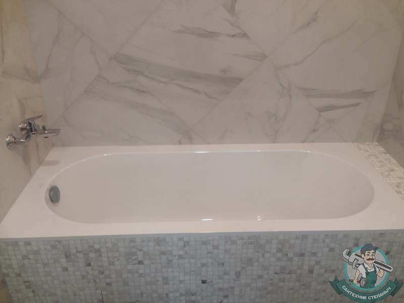 Монтаж ванной Villeroy &amp; Boch