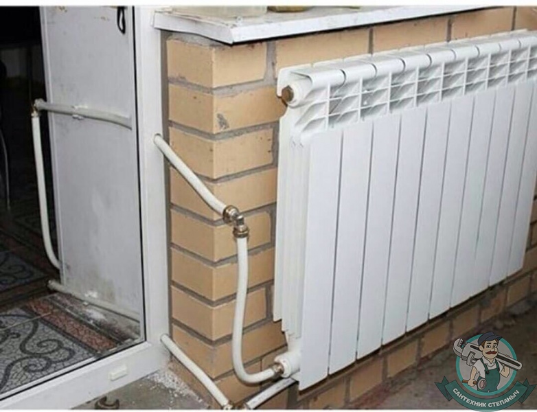 Как нельзя делать подключение радиатора отопления