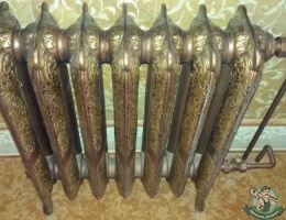 Установка радиатора отопления