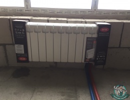 Монтаж радиатора RIFAR Monolit 350