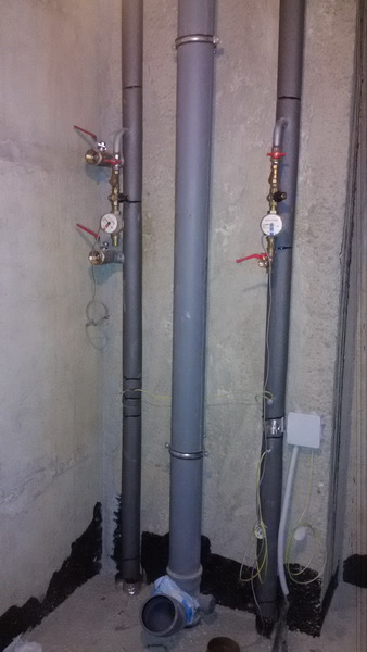 Установка шарового крана