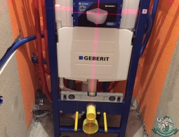 Монтаж закладной инсталляции GEBERIT