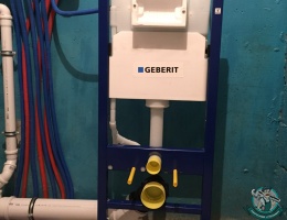 Монтаж инсталляции GEBERIT